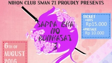 Sapta Eka no Bunkasai - 6 Agustus 2016, SMAN 71 Jakarta