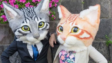 Topeng Kucing Raksasa Dari Jepang Kini Dijual Untuk Umum (1)