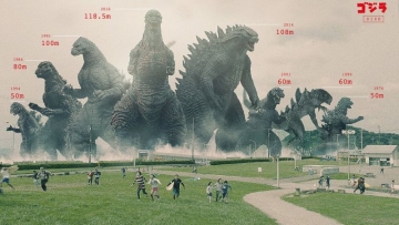 Perbandingan Godzilla Dari Masa ke Masa