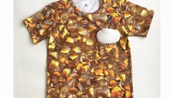 Unik, T-Shirt Kari Jepang Ini Bisa Membuat Perut Keroncongan! (1)