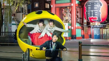 Becak Pac-Man Siap Ajak Wisatawan Jalan-Jalan di Asakusa 1