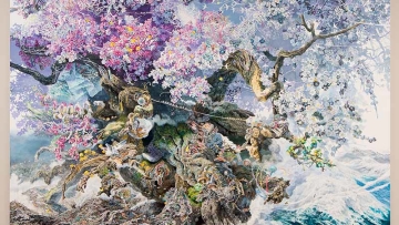 habiskan-waktu-3-tahun-seniman-ini-pamerkan-lukisan-raksasa