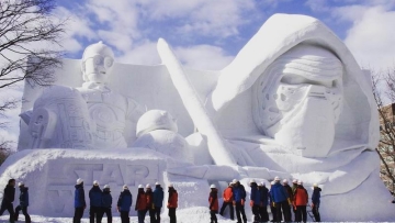 Sapporo Snow Festival 2017 Tampilkan Aneka Patung Salju Menakjubkan (1)
