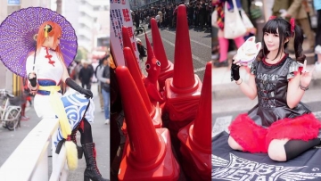 Cosplayer Jepang Kembali Membanjiri Jalanan di Osaka