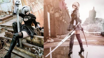 Dua Cosplayer NierAutomata dari Taiwan Jadi Viral di Jepang
