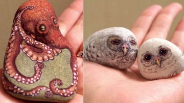 Unik, Seniman Jepang Ubah Batu Menjadi Aneka Hewan Yang Terlihat Realistik! (1) Unik, Seniman Jepang Ubah Batu Menjadi Aneka Hewan Yang Terlihat Realistik! (1)