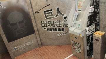 ATM di Jepang Berkolaborasi Dengan Anime Attack On Titan (1)