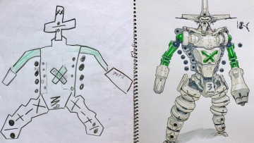 Art Designer Ini Lagi-lagi Ubah Gambar Anaknya Jadi Aneka Karakter Yang Makin Keren (2)