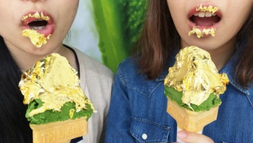 Es Krim Matcha Berlapis Emas Telah Hadir di Jepang, Mau Coba (1)