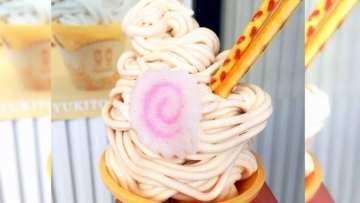 Ramen Soft Serve, Es Krim Jepang Berbentuk Ramen Dengan Rasa Soy Sauce