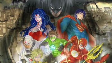 Kisah Para Superhero Justice League Dibuat Dalam Bentuk Manga