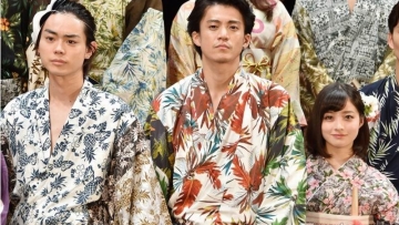 Para Pemeran Film Live-action Gintama Tampil Mengenakan Yukata (1)