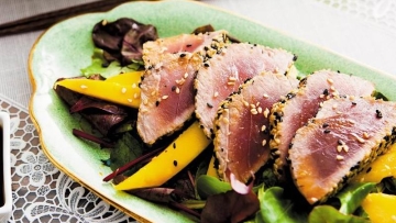 Resep Tataki Tuna dan Salad Mangga Khas Jepang2 Resep Tataki Tuna dan Salad Mangga Khas Jepang2