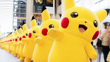 1500 Pikachu di Yokohama Menyerbu Daratan, Udara, dan Perairan, Kawaii! (1)