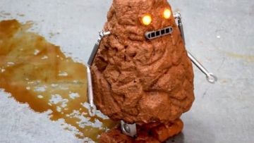 DORODOROBO, Robot Jepang Berbentuk Kotoran Yang Meninggalkan Jejak Cairan Menjijikkan (1)