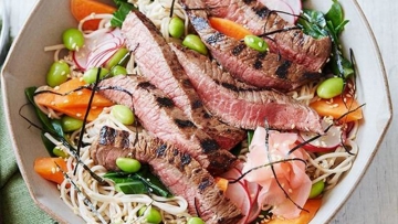 Resep Salad Mie Soba Dengan Daging Sapi Khas Jepang