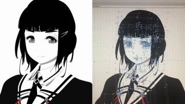 Hanya Gunakan Microsoft Excel, Pria Jepang Ini Buat Gambar Anime Menakjubkan