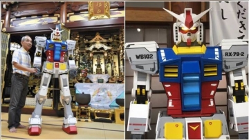 Kuil di Jepang Ini Dijaga Oleh Gundam, Jangan Berani Macam-macam!