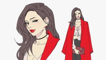 Coca-cola, seniman asal Kanada membuat bran terkenal menjadi karakter anime yang keren (Instagram: silvi_illustrations)