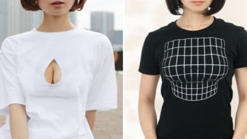 T-shirt ilusi optik (soranews24.com) T-shirt ilusi optik (soranews24.com)