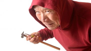 Ilustrasi pencuri lansia Jepang