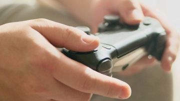 Ilustrasi bermain game