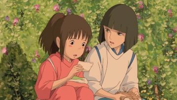 Salah satu scene dalam Spirited Away 