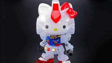 Gundam RX-78-2 dan Hello Kitty SD EX-STANDARD