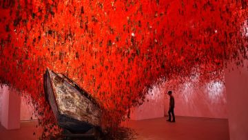 instalasi seni unik, seniman kontemporer Jepang