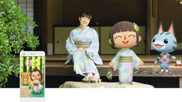 Animal Crossing: Pocket Camp x SOU/SOU Animal Crossing: Pocket Camp Kimono japanesestation.com