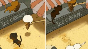 illustrator Jepang GIF art kucing japanesestation.com