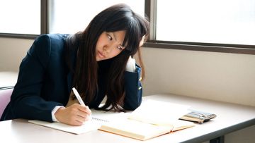 Ilustrasi menulis Ilustrasi menulis jepang