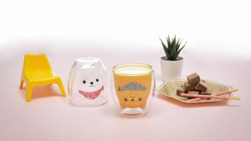 Gelas 3d shiba inu Gemas gelas kaca shiba inu ini memiliki desain yang unik japanesestation.com