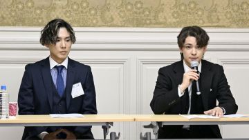 Yasushi Hashida (Kiri) dan Kauan Okamoto yang pernah mengalami sexual abussed Yasushi Hashida (Kiri) dan Kauan Okamoto pernah mengalami sexual abussed