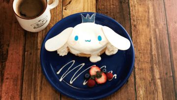 Menu makanan Cinnamoroll Cafe di Shinjuku, Tokyo (Japan Web Magazine). Menu makanan Cinnamoroll Cafe di Shinjuku, Tokyo (Japan Web Magazine).