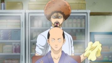 Orang dengan Gaya Rambut Chonmage di Anime Gintama (Website/IMDb) Orang dengan Gaya Rambut Chonmage di Anime Gintama (Website/IMDb)