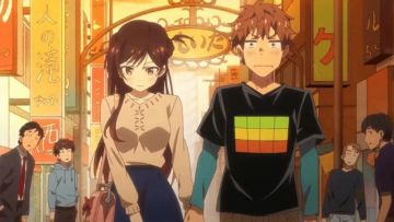 Ilustrasi kencan pada anime Rent a Girlfriend (Crunchyroll) Ilustrasi kencan pada anime Rent a Girlfriend (Crunchyroll)