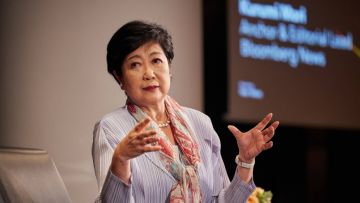 Yuriko Koike, petahana saat ini yang diprediksi akan memenangkan pemilihan umum. Yuriko Koike, petahana saat ini yang diprediksi akan memenangkan pemilihan umum.