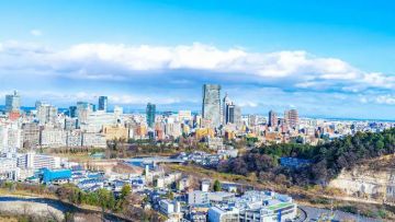 Pemandangan kota Sendai (Live Japan). Pemandangan kota Sendai (Live Japan).