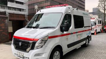 Ilustrasi. Ambulans di Tokyo (New Atlas). Ilustrasi. Ambulans di Tokyo (New Atlas).