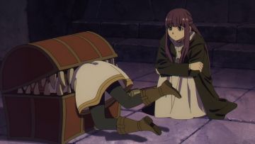 Scene Frieren dimakan Mimic