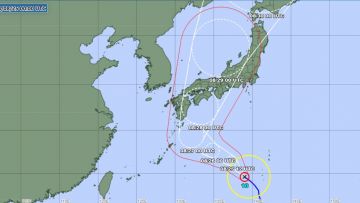 Angin Topan Shanshan bergerak mendekati Jepang. Angin Topan Shanshan bergerak mendekati Jepang.
