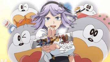 Umaibo dalam anime Dagashi Kashi (Funimation) Umaibo dalam anime Dagashi Kashi (Funimation)