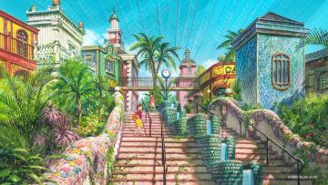 Ilustrasi Ghibli Park yang dibuat di tahun 2022 (Studio Ghibli) Ilustrasi Ghibli Park yang dibuat di tahun 2022 (Studio Ghibli)