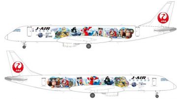 JAL×Universal Studios Japan Jet 2 (JAL Official Website) JAL×Universal Studios Japan Jet 2