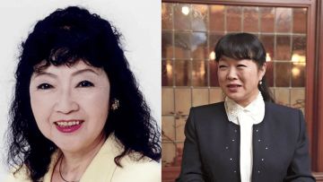 Noriko Ohara dan Nobuyo Oyama, pengisi suara dalam anime Doraemon Noriko Ohara dan Nobuyo Oyama, pengisi suara dalam anime Doraemon