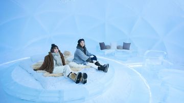Suasana di dalam Ice Hotel  Suasana di dalam Ice Hotel