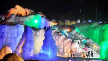 Sounkyo Onsen Ice Fall Festival Sounkyo Onsen Ice Fall Festival