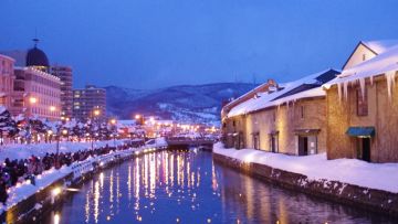 Otaru Snow Light Path Festival (JNTO) event musim dingin di Hokkaido februari 2025
