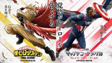 Kolaborasi My Hero Academia x Captain America Kolaborasi My Hero Academia x Captain America